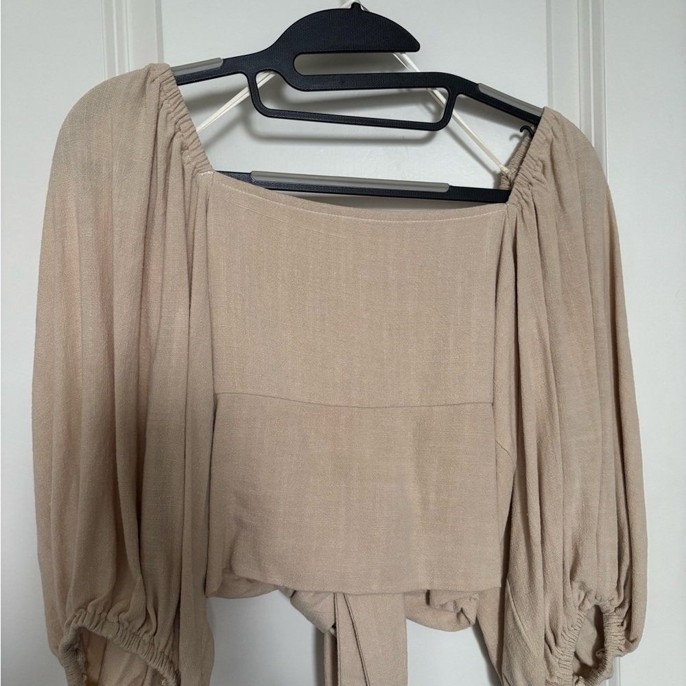 Elegant Tan Women's Top